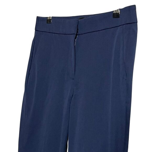 J.Crew NWT Hayden Kickout Pants Women’s 4 Navy Bi-Stretch Crop Tailored Work - Picture 4 of 14